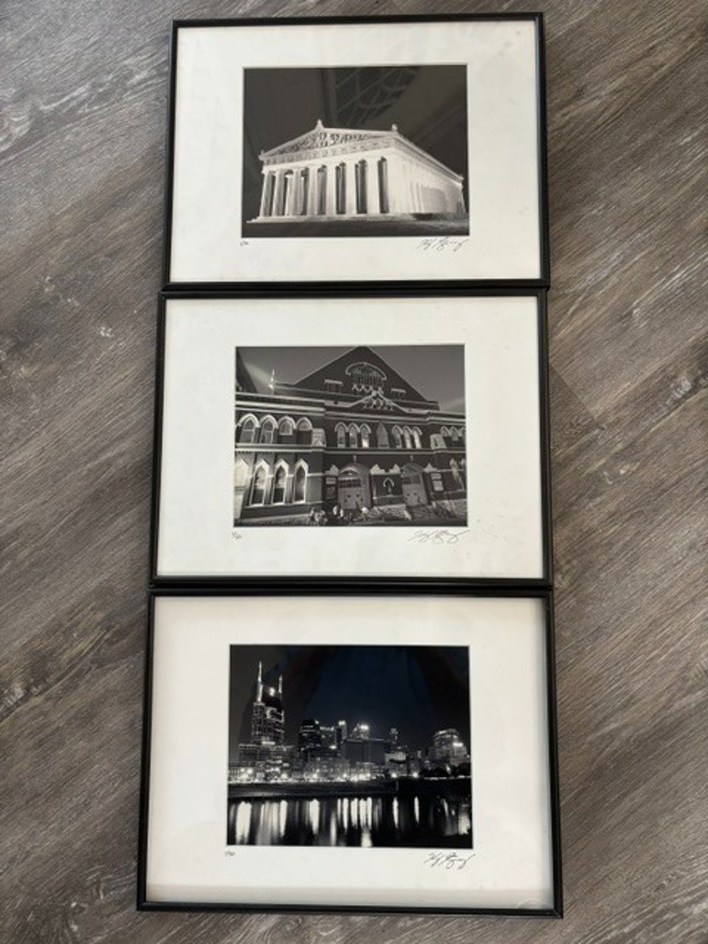 RARE 1/50 First Edition Nashville Fine Art Photo Trilogy by Jeffry Roush–Signed